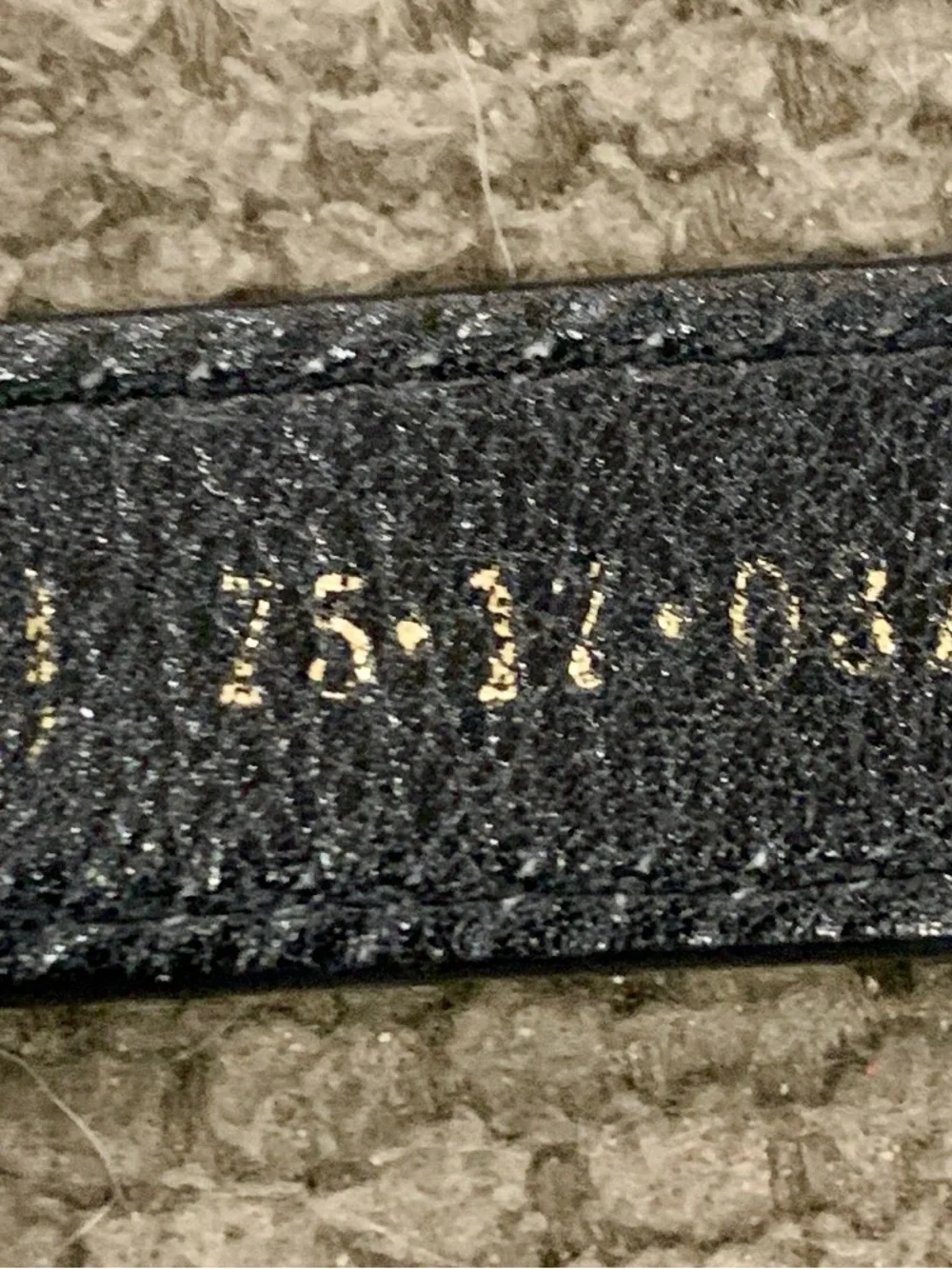 Vintage Gucci Black and Gold Chain-Link Women's Belt